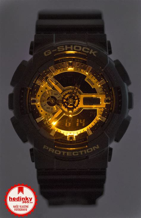 © 2021 casio computer co., ltd. Casio G-Shock Original GA-110GB-1AER Black & Gold Special ...