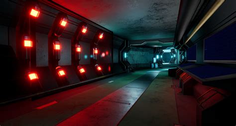 Sci Fi Environment 3d Model Vr Ar Ready Cgtrader