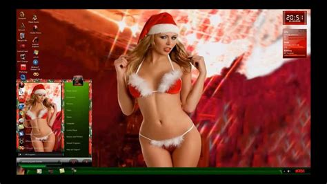 Hot Christmas Girls Windows Theme Youtube
