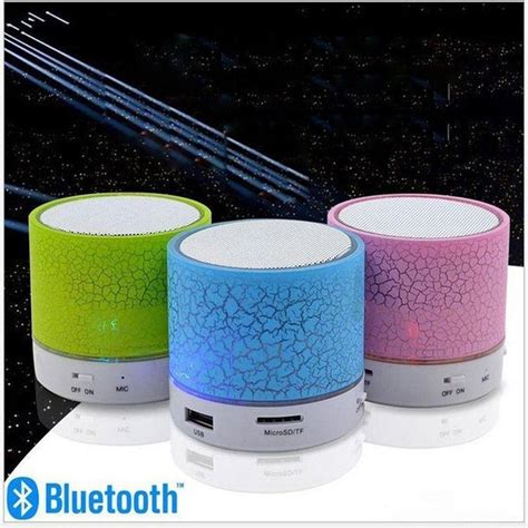 Cheap Wireless Bluetooth Speaker Music Super Bass Portable Glow Speaker Loudspeaker Subwoofer