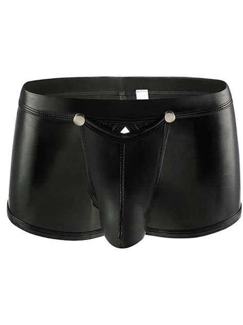Cost Less All The Way Online Orders And Shipping Fast Great Quality Sexy Mens Faux Leather