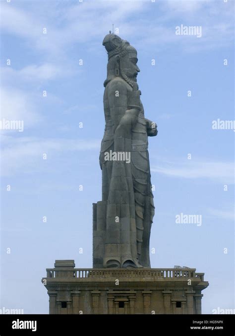 Thiruvalluvar Statue Kanyakumari Tamilnadu India Stock Photo Alamy