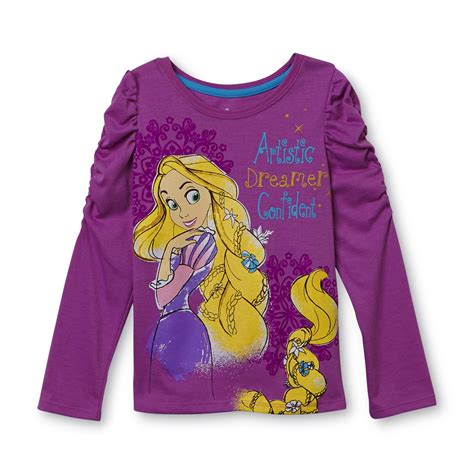 disney princess girl s graphic t shirt rapunzel