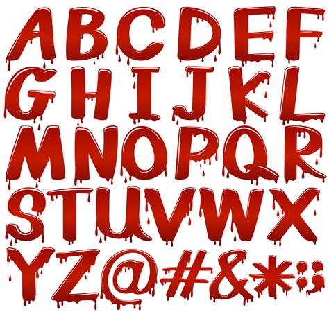 The later form alphabētos was probably adopted under latin influence. Letters of the alphabet in bloody fontstyle 430182 ...