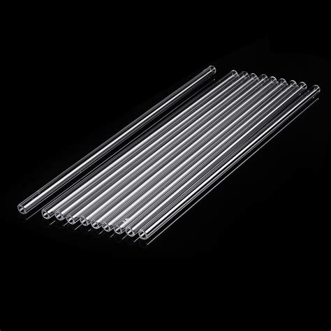 New 10pcs 300mm Od 10mm 2 2mm Thick Wall Borosilicate Glass Blowing Tube Lab Tubing Chile Shop