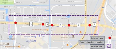 33431 5840 glades road boca raton, us. The Glades Road study location in Boca Raton, Florida ...