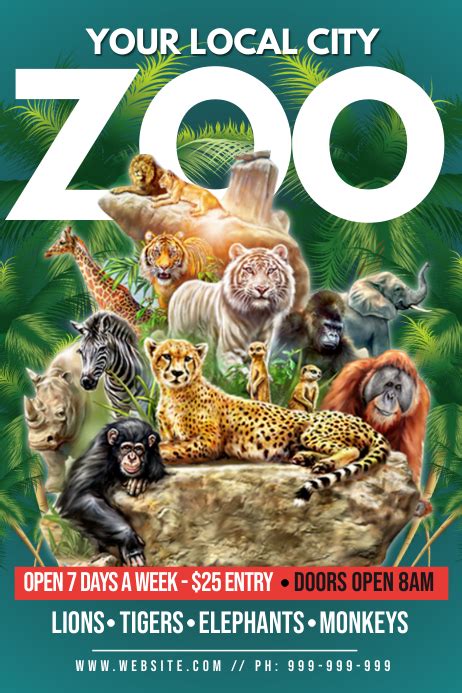 Copy Of Zoo Poster Postermywall