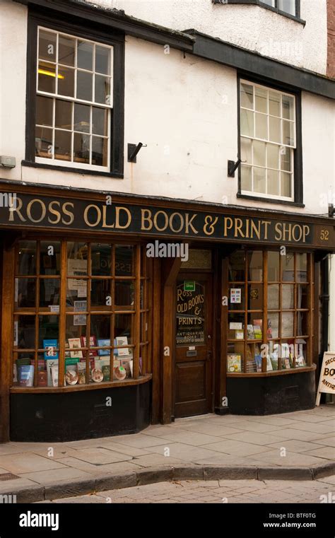 Ross Old Book And Print Shop Stock Photo Alamy