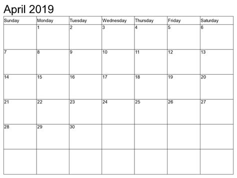 To see the sunrise and sunset in your region select a city above this list. April Calendar 2019 Malaysia - Free Printable Templates