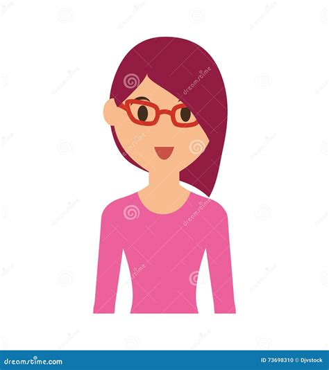 Woman Cartoon Icon Person Design Vector Graphic Stock Vector