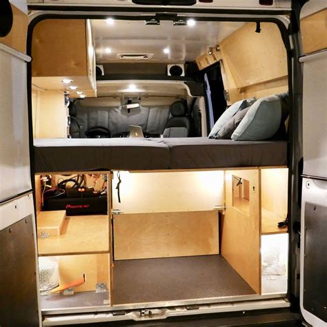 Affordable Camper Van Comes With A Rooftop Deck Curbed