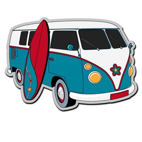 2 x glossy vinyl stickers camper van surf surfing ipad laptop decal 4017 ebay surf