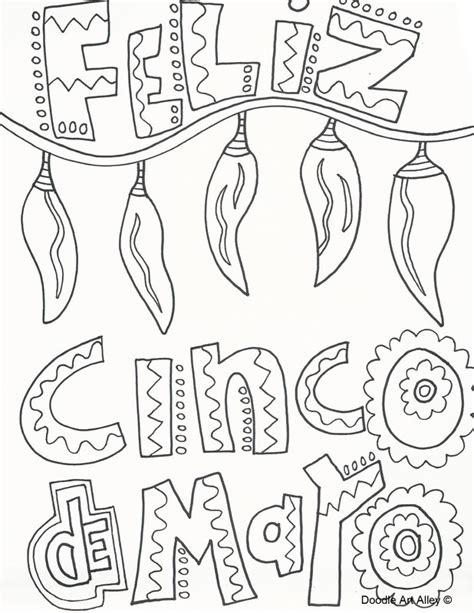 Explore 623989 free printable coloring pages for your kids and adults. Cinco de Mayo Coloring Pages - Doodle Art Alley