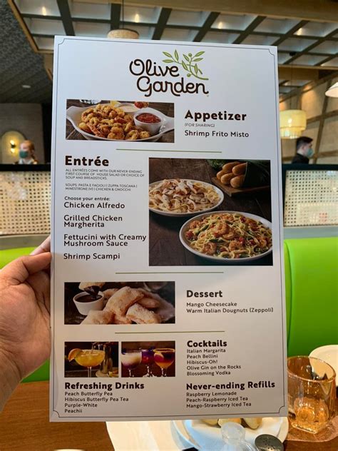 What S On The Menu Dishes To Try At Olive Garden S St Philippine Branch