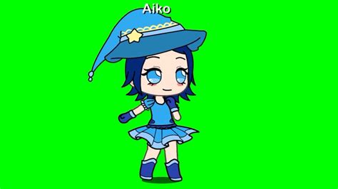 He carries a uzi in his right hand and a microphone with his left. Magical Doremi Characters Dancing (Green Screen) (Gacha ...