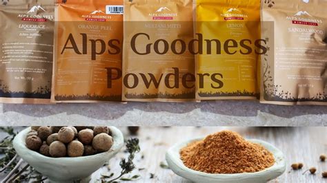 Alps Goodness Powder Multani Mitti Orange Peel Powder Liquorice