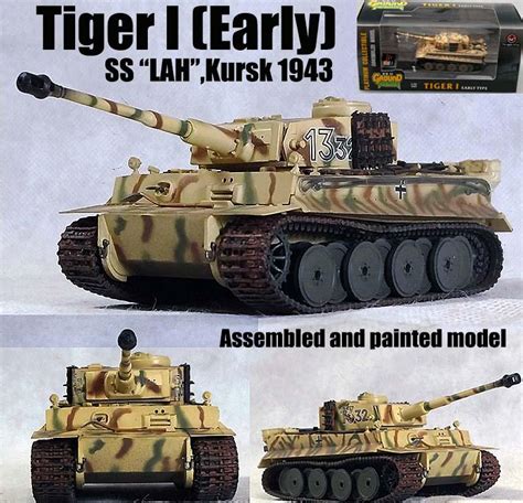 Wwii German Tiger I Tank Early Ss Lah Kursk 1943 172 Non Diecast Easy