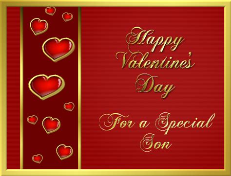 Happy Valentines Day For A Special Son Pictures Photos And Images