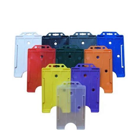 Standard Available In Various Color Pvc Id Card Holder Rs 8piece Id