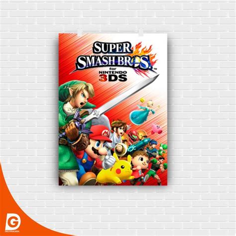 Poster De Videojuego Super Smash Bros
