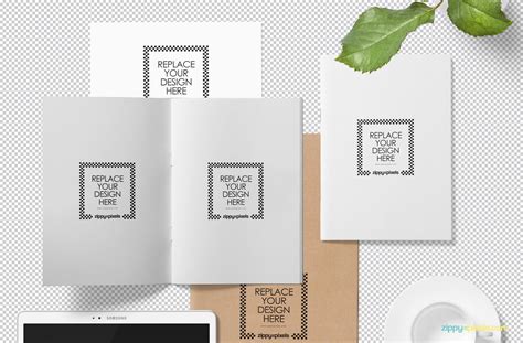 Download Free A5 Brochure Mockup PSD - Free Mockup Download