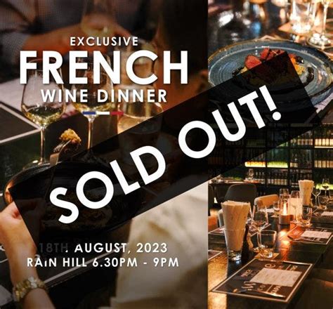 Wine Dinner 18 Aug 2023