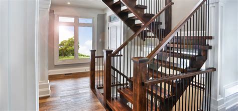 Custom Interior Wood Railings And Stairs Installation In Surrey North