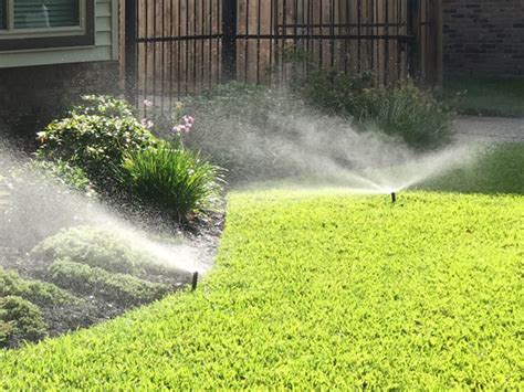 Large Sprinkler System Installation Houston Landscape Pros