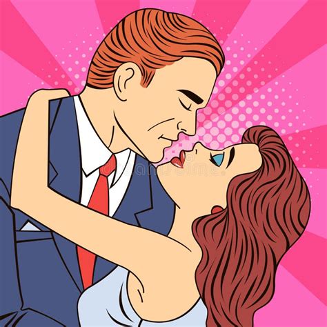 Couple Kissing Romantic Stock Illustrations 6170 Couple Kissing