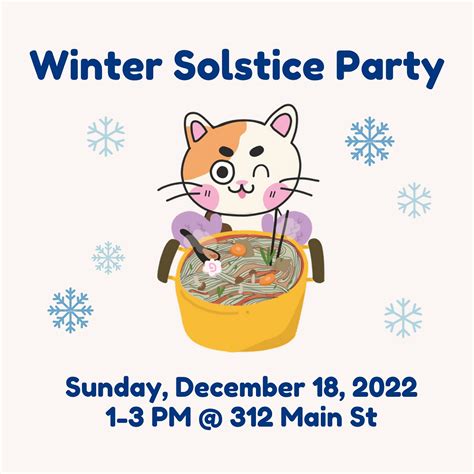 Join Our Winter Solstice Celebration Party On Dec 18