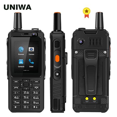 Uniwa F40 Zello Walkie Talkie 4g Mobile Phone 4000mah Waterproof Rugged