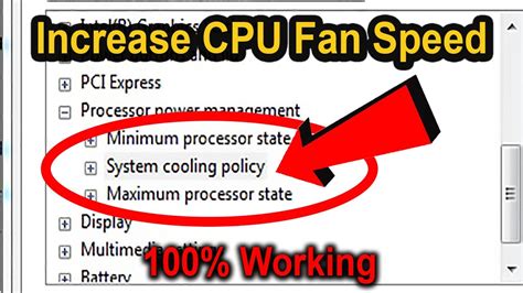 How To Increase Cpu Fan Speed In Windows 7810 Laptop Overheating
