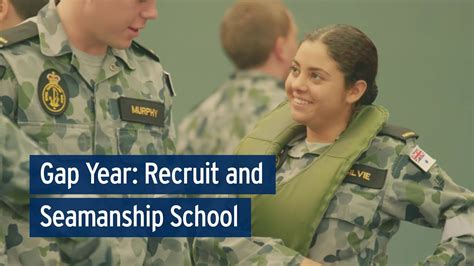 Navy Gap Year Recruit And Seamanship School Youtube