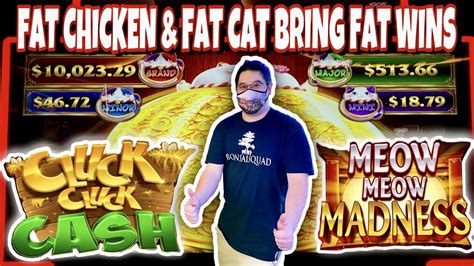 Fat Chicken And Fat Cat Bring Fat Wins On Cluck Cluck Cash And Meow Meow