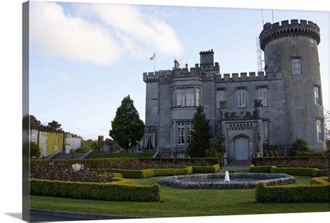Dromoland Castle Hotel Newmaket On Fergus Ireland Side View With A