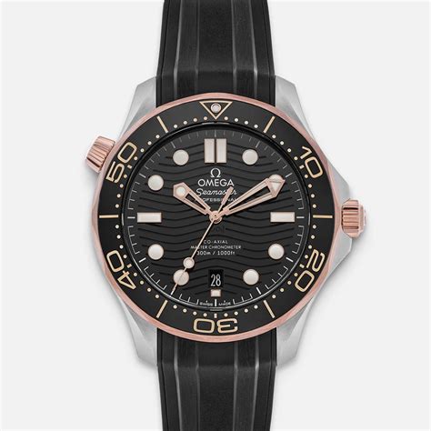 Omega Seamaster Diver 300m Co Axial Master Chronometer 42mm Two Tone