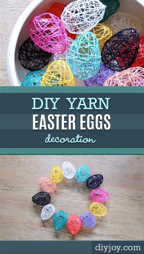Easter Egg Yarn Pinterest Crafts Diy Easter Crafts Diy Easter Crafts