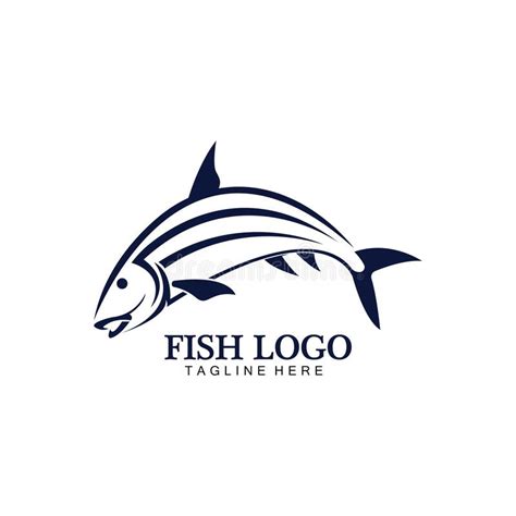 Fish Abstract Icon Design Logo Templatecreative Vector Symbol Of