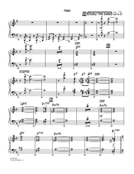 The Pink Panther Arr Mike Tomaro Piano Sheet Music Pdf Download