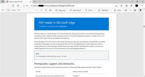 Pdf Reader In Microsoft Edge Microsoft Learn