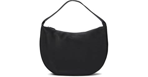 The Row Allie Small Leather Shoulder Bag In Black Lyst Canada
