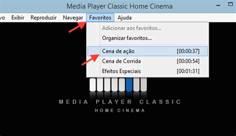 Media Player Classic Use Favoritos Para Marcar Vídeos E Assistir
