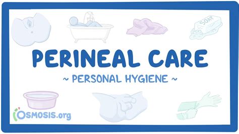 Personal Hygiene Perineal Care Osmosis Video Library