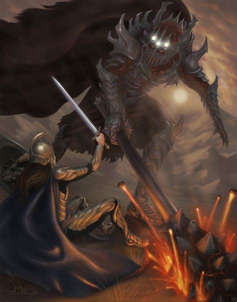 Fingolfin Vs Morgoth By Mattleese87 With Images Morgoth Middle