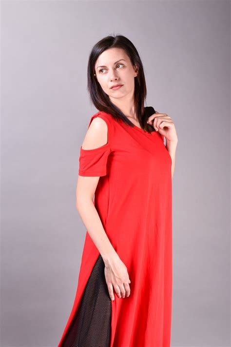 Long Dress Maxi Red Dress Bohemian Dress Summer Rebelsmarket
