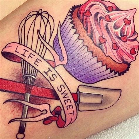 Baking Inspired Tattoo Max Inspiration In 2020 Culinary Tattoos