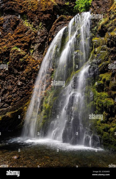 Susan Creek Falls Southern Oregon Stock Photo Alamy