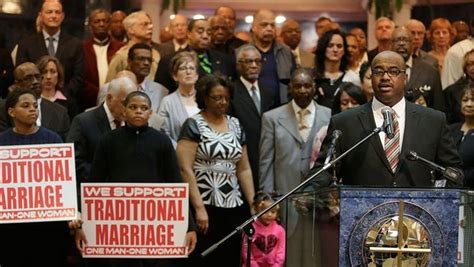 Decrying Gay Marriage Black Pastors Join Legal Fight