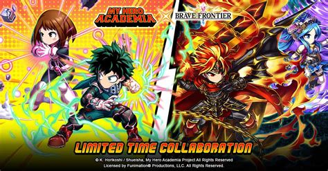 Brave Frontier Collaborates With My Hero Academia Kongbakpao