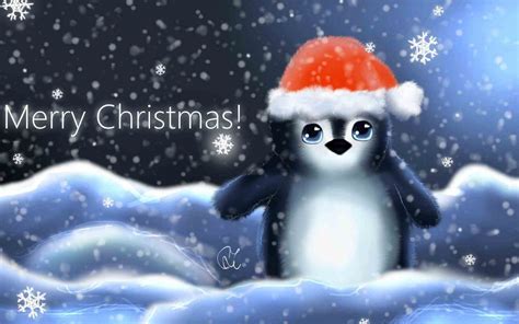 Free Download Pictures Images And Photos Christmas Wallpaper Penguin